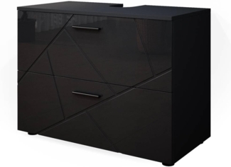 Vicco 'Irma' Waschbeckenunterschrank, Holz, Anthrazit, 59 x 41 x 80 cm