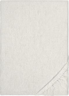 biberna Melange-Flanell Spannbetttuch 0841380 MELANGE UNI, grau, 1x 140x200 cm - 160x200 cm
