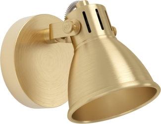 Eglo 900169 Spotleuchte SERAS GU10 1X3W messing-gebürstet, gold Ø10cm dimmbar