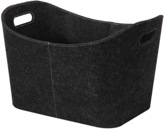 Filz-Kaminholztasche 560 x 430 x 350 mm grau