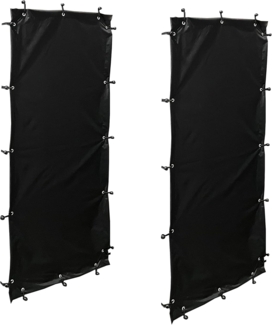 Quick Star Kaminholzregal Wetterschutz 66x108 cm für Kaminholzregal 70x145 cm, (2-St), PVC Beschichtung 260g/m²