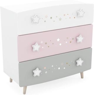 habeig Kommode Kommode Himmelssterne #443 Kinderzimmer Schrank Prinzessin Sideboard