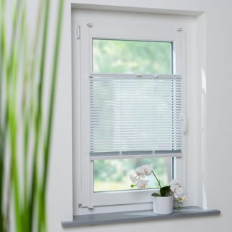 Liedeco Jalousie Klemmfix-Aluminiumjalousie, ohne Bohren, verspannt