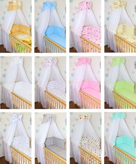 Betthimmel Chiffon Himmel für Baby Bett Deko Himmel Sterne D35