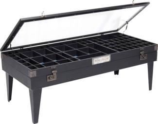 Kare Design Couchtisch Collector, Schwarz, 46 x 122 x 55 cm
