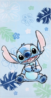 Sarcia. eu Badetuch Stitch DISNEY Strandhandtuch 70x140 cm, Baumwolle, schnelltrocknend