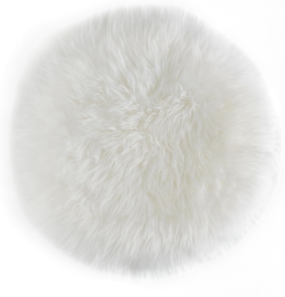 LUXOR living Stuhlkissen Sitzauflage Lammfell, Sitzauflage, rund oder eckig, echtes Lammfell, auch als 4er Set