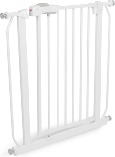 Kikkaboo Treppenschutzgitter All Safe, Türschutzgitter, ausziehbar, erweiterbar weiß