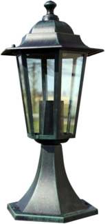 vidaXL Gartenlaterne Dunkelgrün/Schwarz Aluminium 40249
