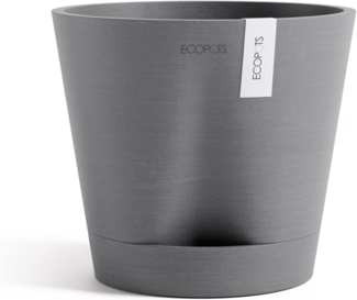 ECOPOTS Blumentopf Venice 2 20 Grau, für den Innenbereich