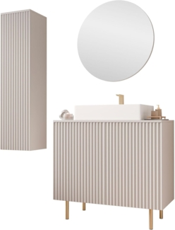 Badmöbel-Set Nohes II (Farbe: Cashmere)