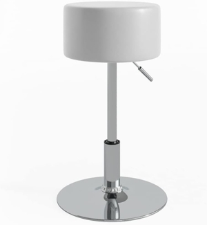 Vicco Hocker Weiß 33.5 x 67 cm für Schminktisch, Design