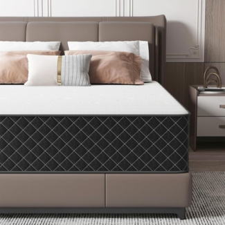 MOLPHIT Matratze 90x200 cm, Höhe 25cm mit Oeko-TEX Zertifiziert, Härtegrad H3 und H4, Innerspring Hybrid Memory Foam Matratze in Einer Box für ultimative Unterstützung und Druckentlastung, 90 x 200 x 25 cm