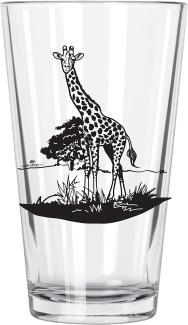 corkology Giraffe Pint-Glas, transparent