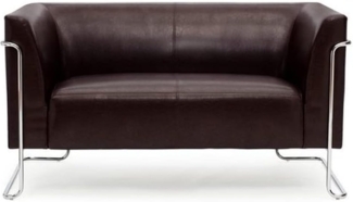 hjh OFFICE Lounge Sofa Curacao Kunstleder Braun