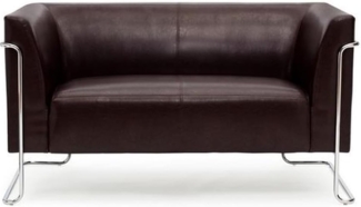 hjh OFFICE Lounge Sofa Curacao Kunstleder Braun