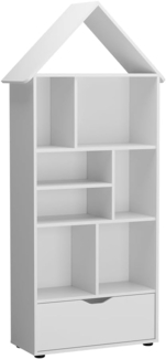 Kinderregal Estell Weiß 71 x 178.5 cm Vicco