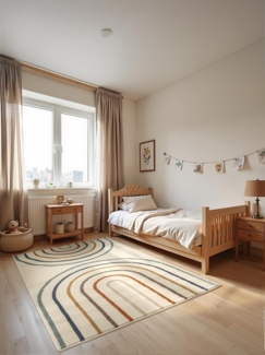 HANSE Home Kinderteppich Double Rainbow, rechteckig, Höhe: 8 mm, Spielteppich, fest, Kinderzimmer, Kurzflor, Spielunterlage