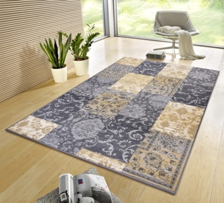 HANSE Home Teppich Bloques, rechteckig, Höhe: 9 mm, Kurzflor, Weich, Mehrfarbig, Wohnzimmer, Schlafzimmer, Esszimmer