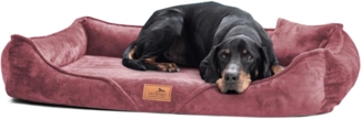 TYSON Orthopädisches Hundebett - 110x85cm, 59 Nude Rose