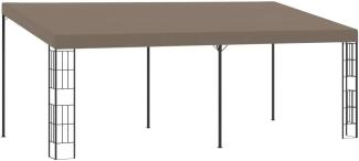 vidaXL Wand-Pavillon 6x3 m Taupe Stoff 312262