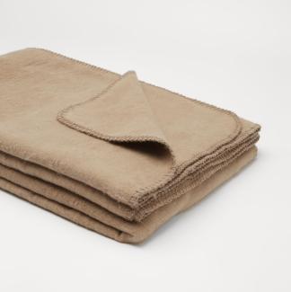 Kinderdecke aus Baumwolle, 150x100 cm, hermelin