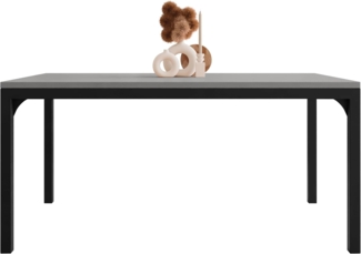 Couchtisch Mekiosa 1 (Farbe: Schwarz / Hellgrau)