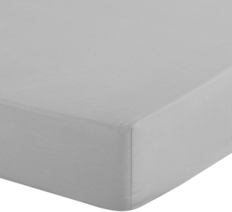 Eurofirany Spannbettlaken BASIC Betttuch mit Gummizug, Baumwolle, Makosatin, Gummizug: rundum, Zuhause und Hotelbedarf 100x200 140x200 160x200 180x200 200x220