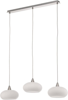 Lucande Hängeleuchte Sharvil, Glas Weiß IP20, 3 x 15 W LED