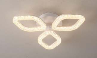Euroton LED Deckenleuchte LED Deckenlampe XL DL Fernbedienung Lichtfarbe/Helligkeit einstellbar, LED fest integriert, mit Fernbedienung kaltweiß-neutalweiß -warmweiß, 7000k-3000k stufenlos einstellbar, mit Fernbedienung steuerbar