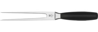 ZWILLING 'Vier Sterne' Fleischgabel, Stahl/Kunstoff, Silber/Schwarz, 18 cm