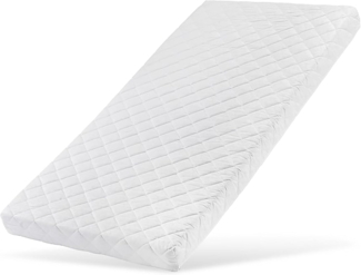 Kindermatratze 70x140 cm mit Spannbettlaken und waschbarem Bezug, 140x70 cm
