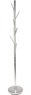 Kleiderständer Detroit aus Metall, Silber