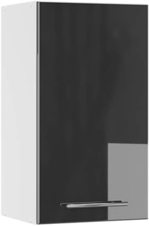 Badschrank Fame-Line Anthrazit Hochglanz 40 x 72 cm Vicco