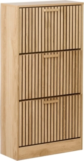 Schuhschrank LYNWOOD Heller Holzfarbton