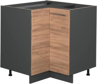 Eckunterschrank Fame-Line Goldkraft Eiche 80.5 cm ohne Arbeitsplatte Vicco
