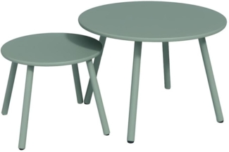 Vente-unique - Garten-Beistelltische - Metall - Hellgrün - MIRMANDE von MYLIA