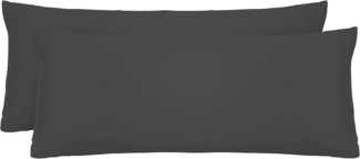 biberna Feinjersey-Kopfkissenbezug 0077144, titanium, 2x 40x60cm