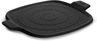 WOLL Spritzschutz quadratisch hitzebeständig bis 260 °C 24 x 1,6 x 24 cm Silikon Alle Herdarten Spülmaschinenfest & hitzebeständig bis 260 °C