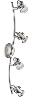 Eglo 75294 WELLE 4-flammig NICKEL-M/CHROM TUKON 3