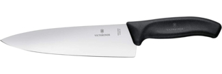 Victorinox Tranchiermesser Swiss Classic Extra Breit,20 cm schwarz,Auf Blister