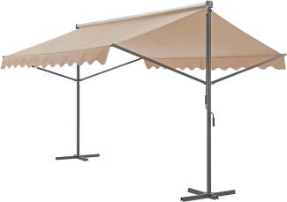 Standmarkise Selenizza freistehend 300x300x260cm Sandfarben [pro. tec]