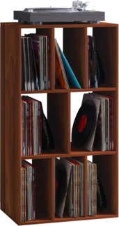 VCM Standregal Schaltino 916704 Kern-Nussbaum H. 120 x B. 60 x T. 40 cm