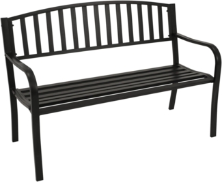 DEGAMO Gartenbank NEWPORT, 2-sitzer, Metall schwarz