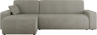 Ecksofa Pixalo L mit Schlaffunktion und Bettkasten (Farbe: Lima 50)