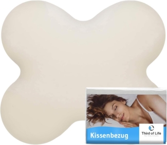 Third of Life Seitenschläferkissenbezug ACAMAR Baumwoll-Kissenbezug Einzelpack