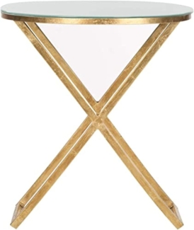Safavieh EAF2539 Akzenttisch, Metall, Gold, 50 x 50 x 58.16 cm