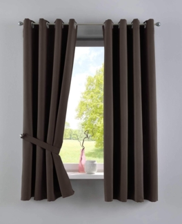 Gardinenbox Verdunkelungsvorhang, Ösen (2 St), verdunkelnd, Polyester, »NewYork« Thermo-Gardinen Blackout 201920600-2