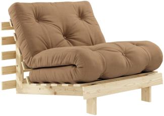 Karup Design Roots Futonsessel Gestell Natur Matratze Mocca