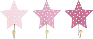 JaBaDaBaDo 'Sterne' Wandhaken pink
